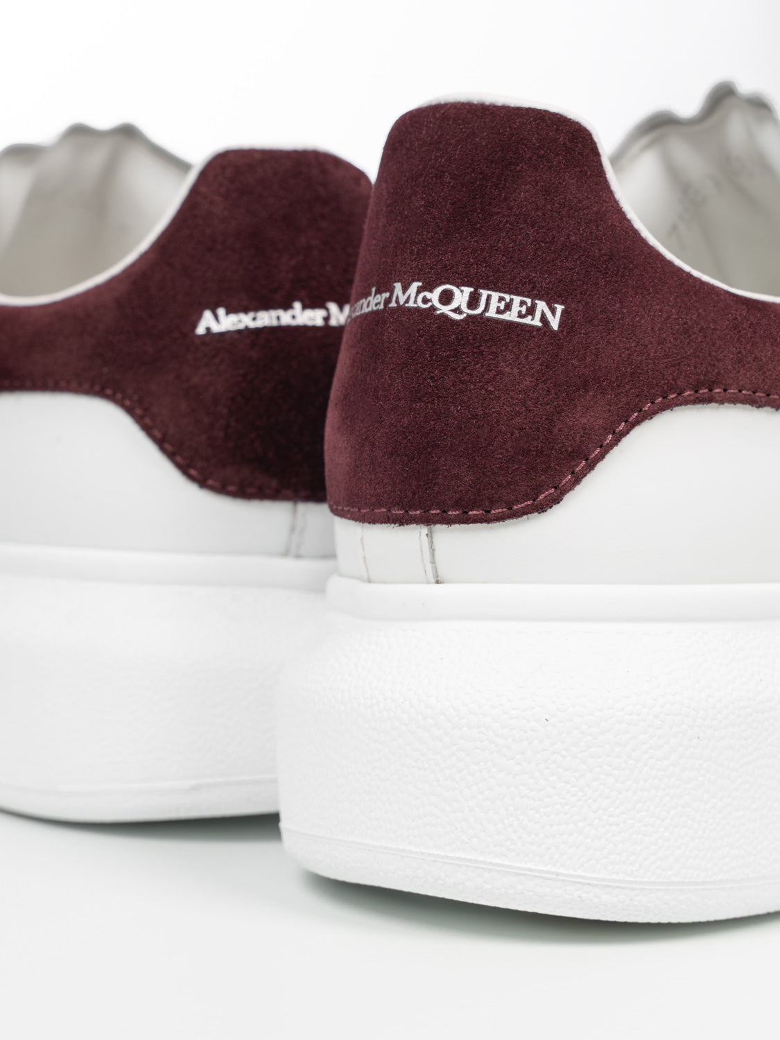 Alexander mcqueen burgundy sneakers online