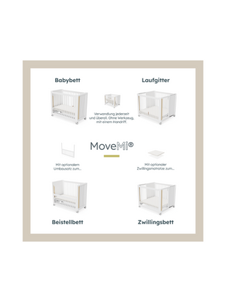 MoveMi® Beistellbett Umbausatz
