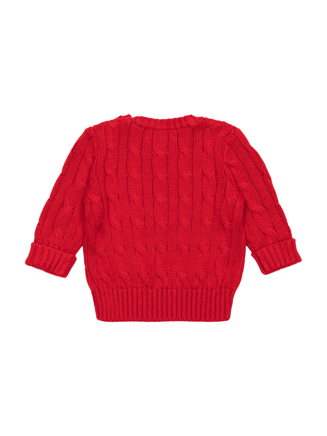 Strickpullover mit Polo-Pony - Red