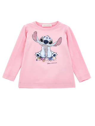 T-Shirt mit Disney-Print Stitch