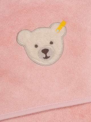 Badetuch mit Kapuze - Rosa