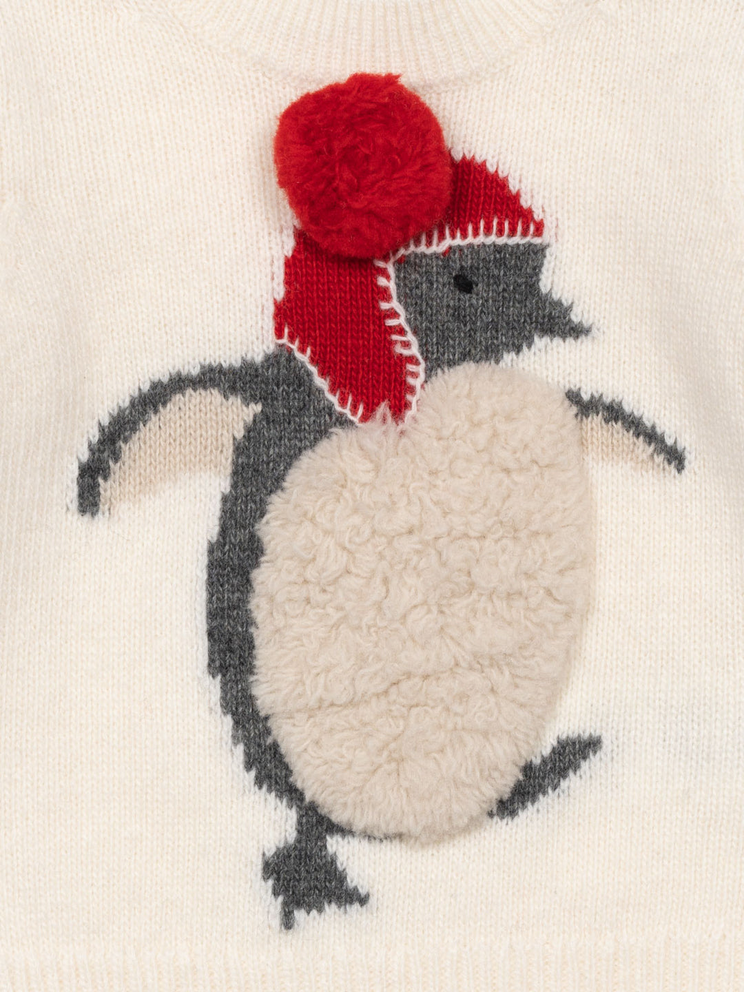 Strickpullover mit Pinguin