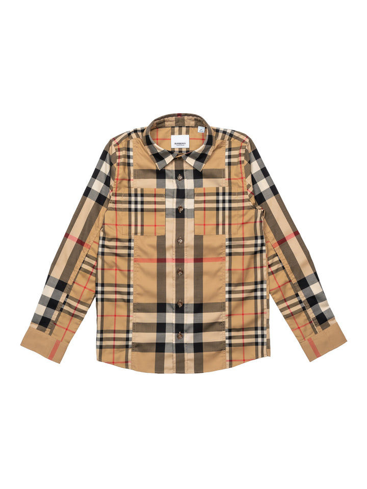 Tristan Strecth-Hemd - Vintage Check