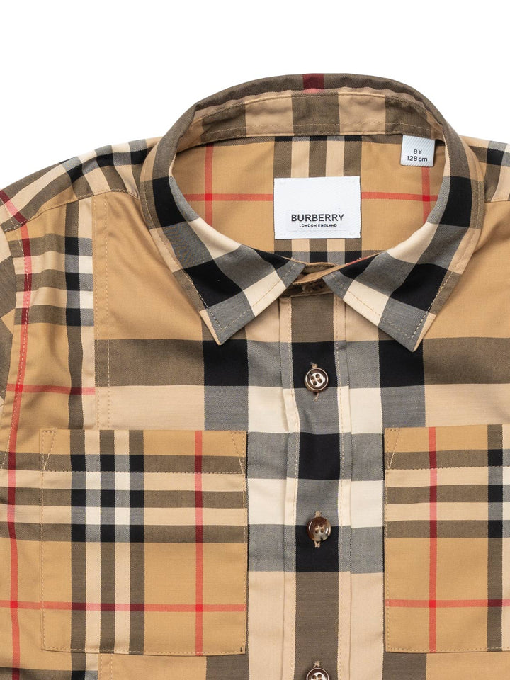 Tristan Strecth-Hemd - Vintage Check