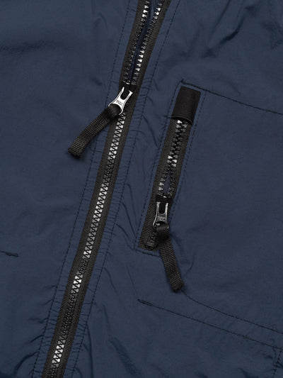 Jacke mit Reißverschluss-Details - Blau