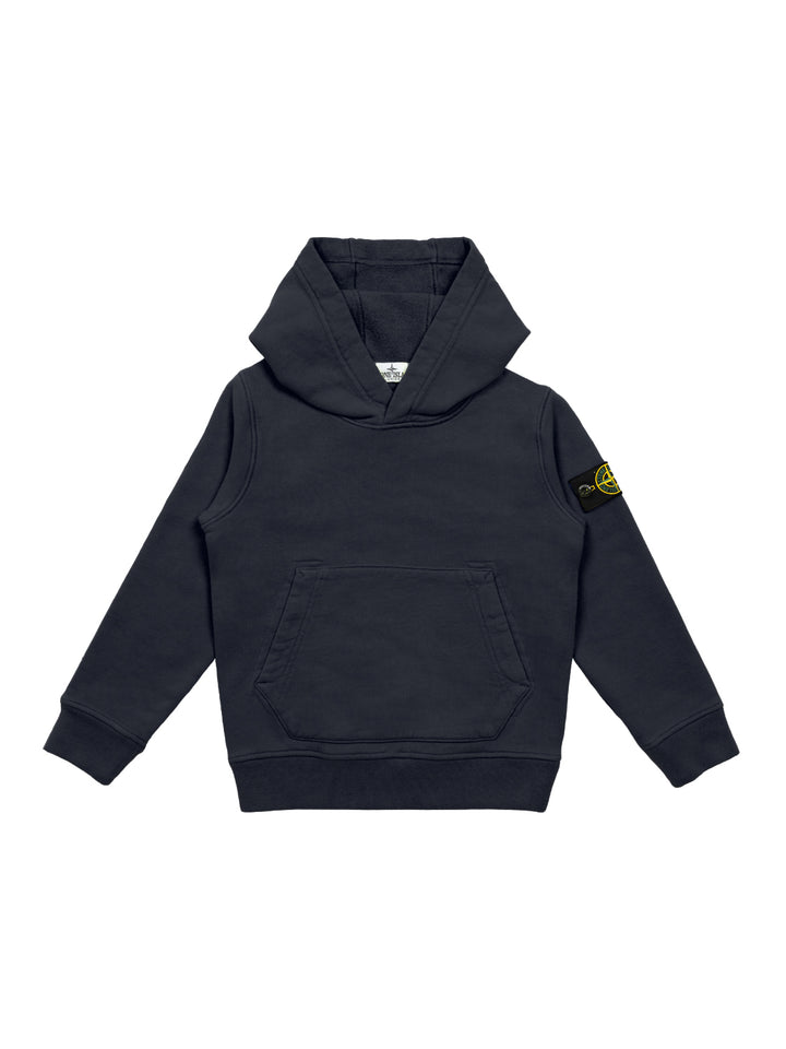 Hoodie mit Kängurutasche - Navy