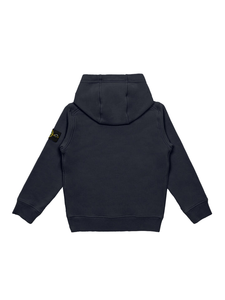 Hoodie mit Kängurutasche - Navy