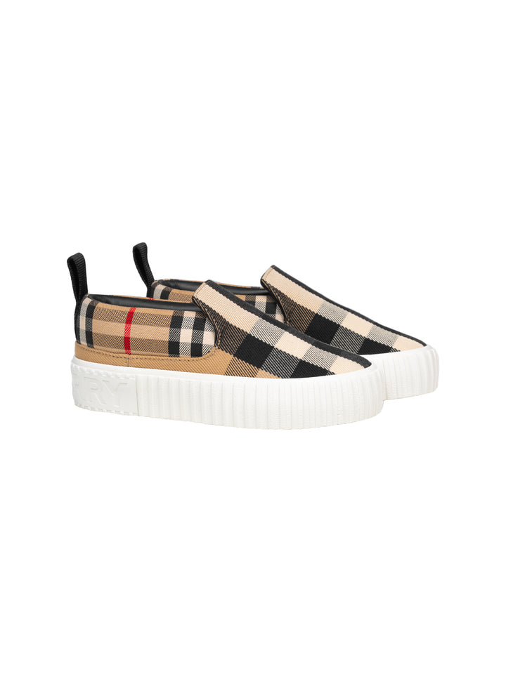 Karierte Sneaker mit Vintage Check