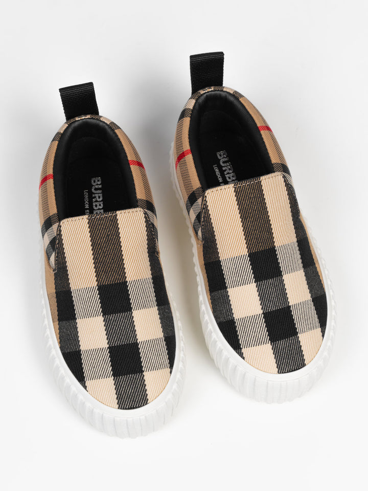 Karierte Sneaker mit Vintage Check