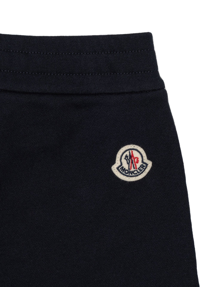 Sweat-Shorts mit Filz-Logo-Patch