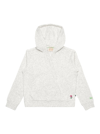 Relaxed-fit Wickel-Hoodie aus Frottee - Grau