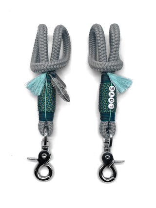 Wickeltaschenhalter Iced Grey  Silber