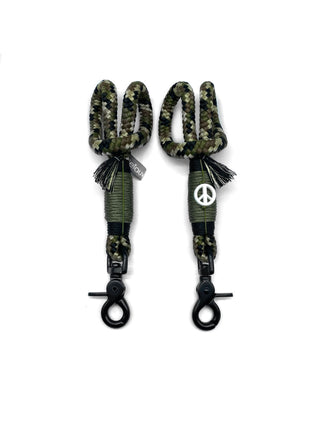 Wickeltaschenhalter Camouflage Schwarz