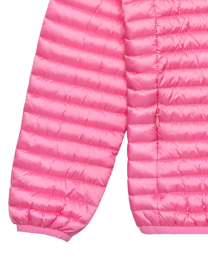 Rosy Steppjacke mit Kapuze