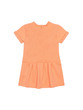 Kleid mit Logo-Stickerei