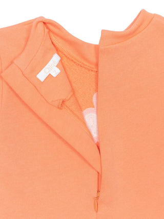 Kleid mit Logo-Stickerei