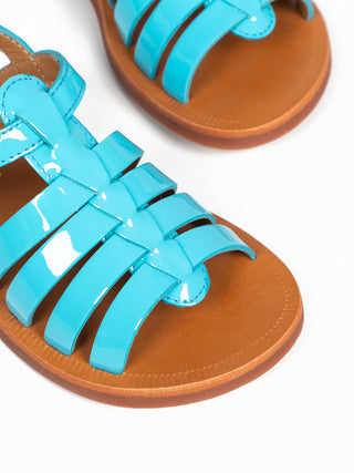 Plagette Strap - Sandalen - Blau