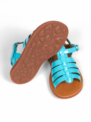 Plagette Strap - Sandalen - Blau