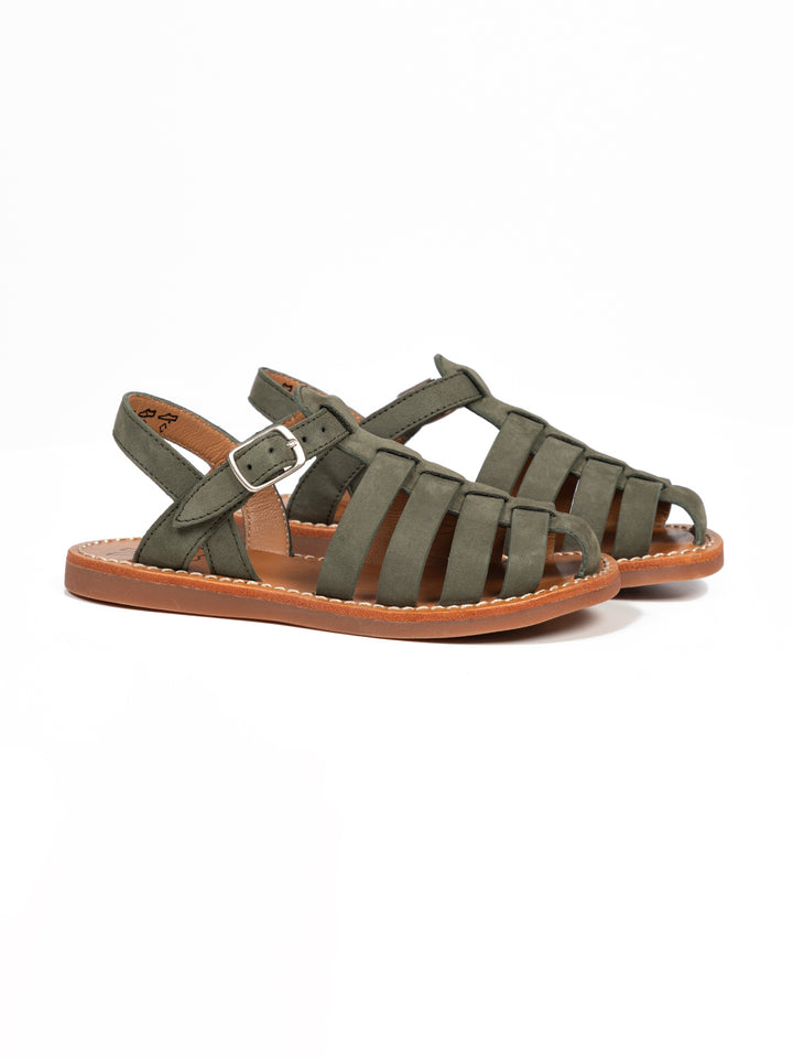 Plage Stitch Dad -Sandalen - Olive