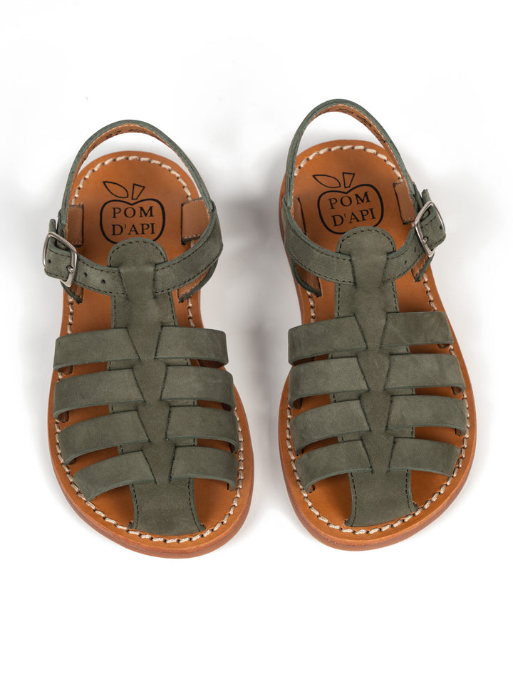 Plage Stitch Dad -Sandalen - Olive