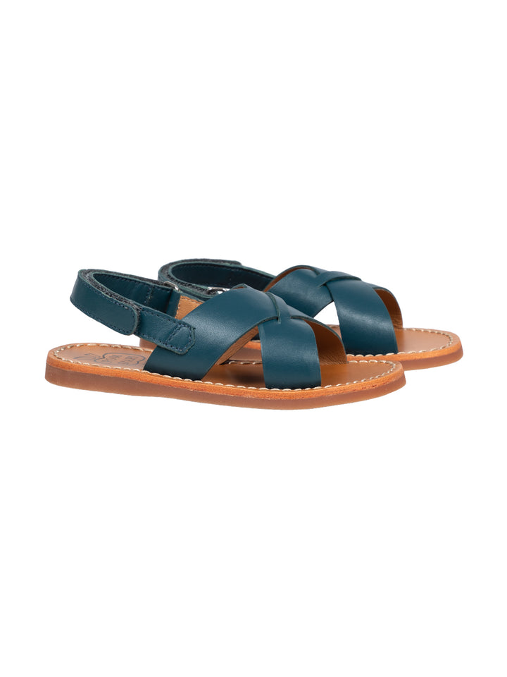 Plage Stitch Cross - Sandalen - Ivy Blue