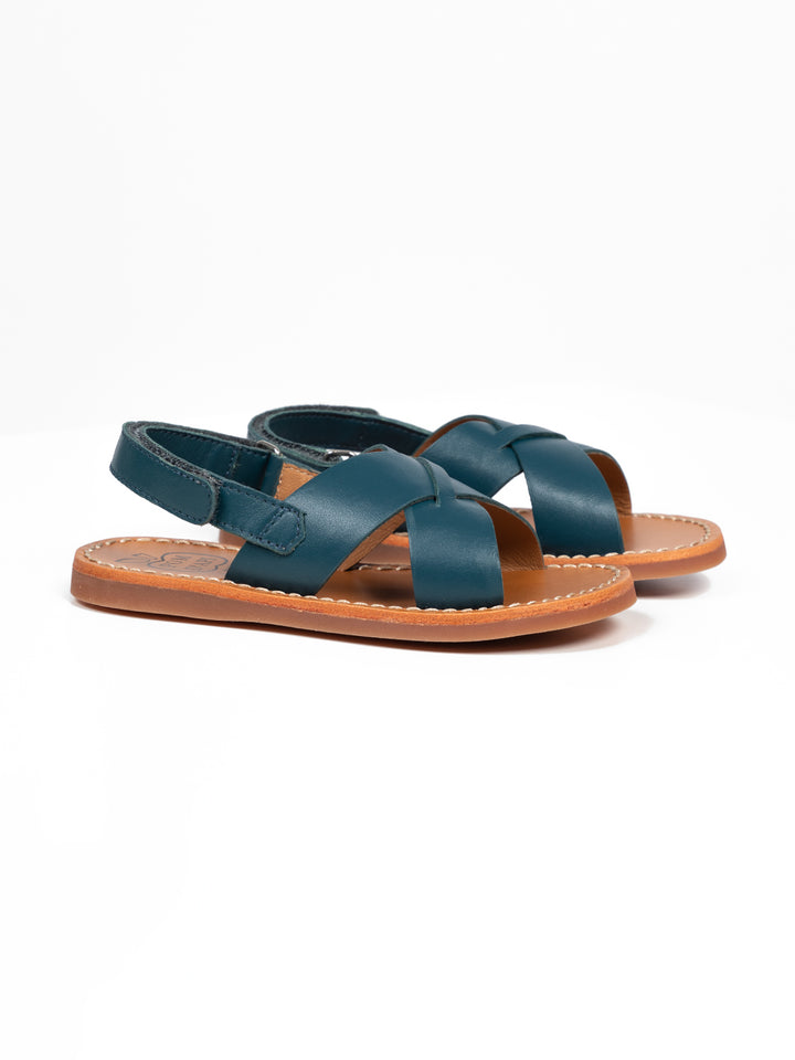 Plage Stitch Cross - Sandalen - Ivy Blue