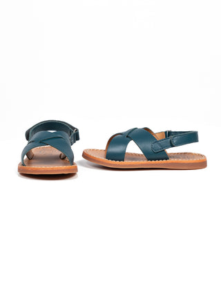 Plage Stitch Cross - Sandalen - Ivy Blue