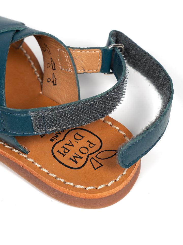 Plage Stitch Cross - Sandalen - Ivy Blue