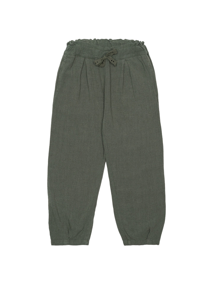 Leinenhose - Fluid Pants - Khaki