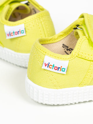 Unisex Canvas-Sneaker mit Klettverschluss - 1915 Basket - Citron