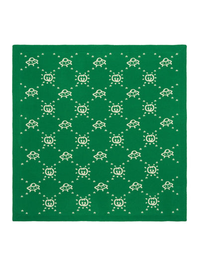 Decke mit GG-Logo - Grün