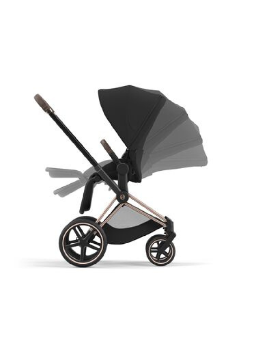 Priam Rahmen - Kinderwagen-Gestell - Chrome With Black Details