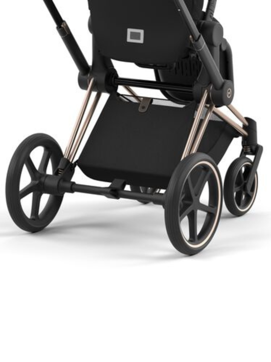 Priam Rahmen - Kinderwagen-Gestell - Chrome With Brown Details