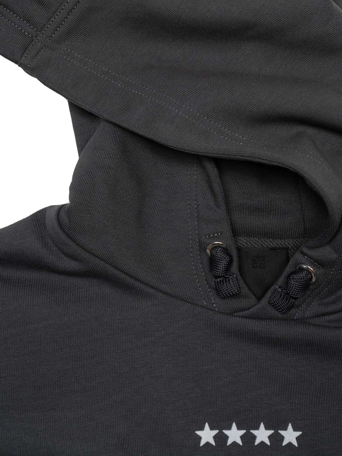 Kapuzensweatshirt mit Logo-Details - Grau