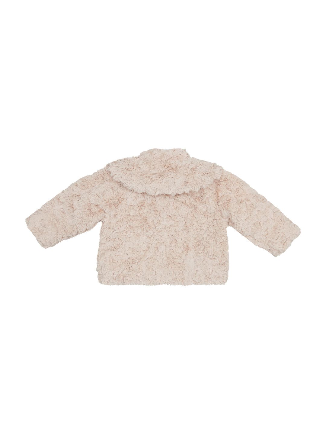 Marie Jacke aus Faux Fur – Soft Taupe Teddy