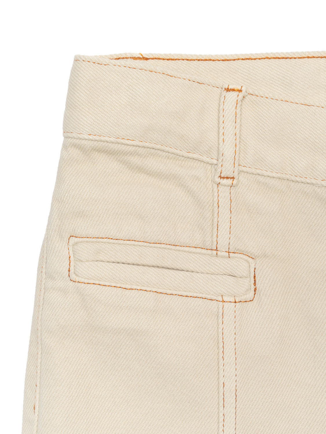 High Wasted Wide Led Jeans Oriane - Beige