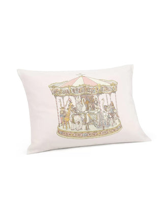 Velourkissen - Karussell Pink