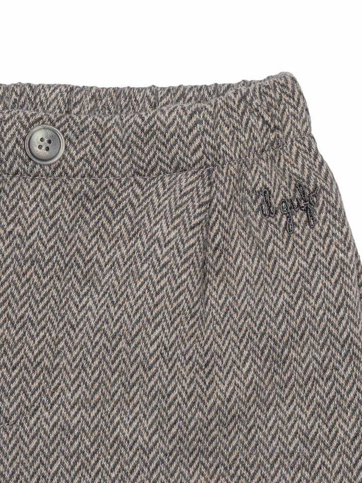 Chevron Shorts - Slate Grey