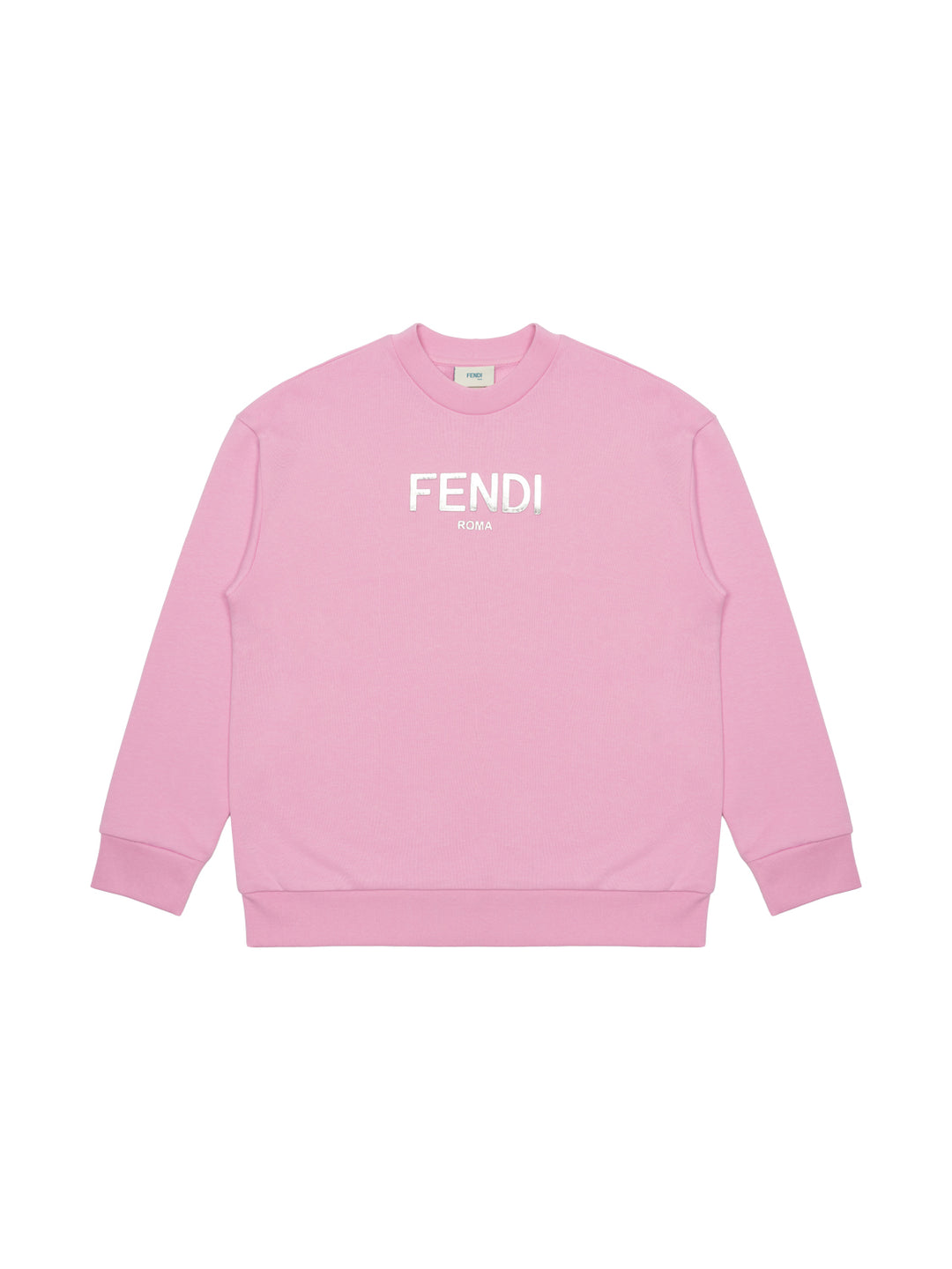 Sweatshirt mit Logo-Print - Rosa