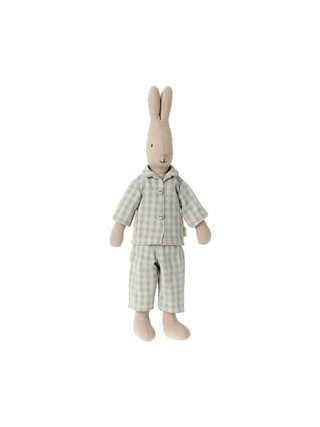 Hase, Größe 2, Pyjama Blau/Weiß