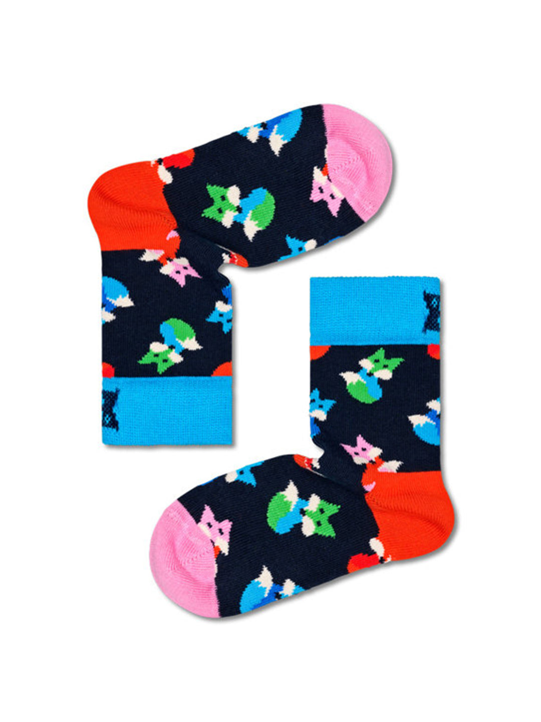 2er Pack Kindersocken Fox & Flowers