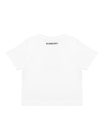 KG5 Kid Girl T-Shirt mit Vintage-Check - Weiß