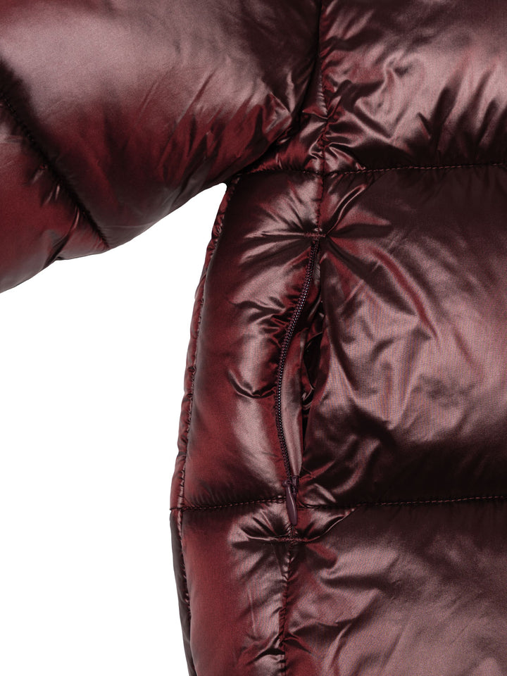 Soni Steppjacke mit Kapuze - Bordeaux