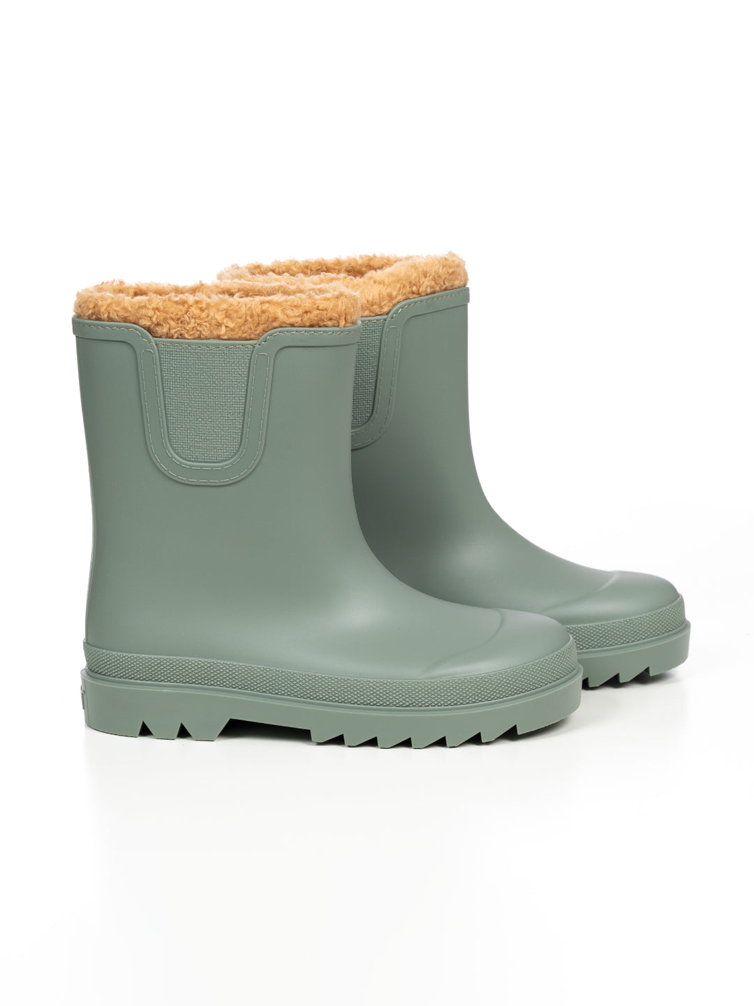 Tokio Borreguito wasserdichte Regen-Schneestiefel - Verde