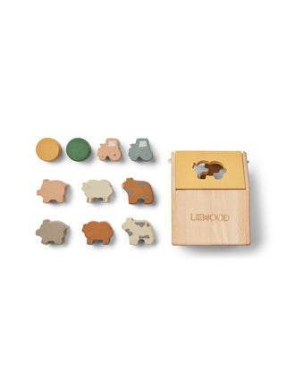Ludwig Baby-Holzpuzzle – Sandy multi mix
