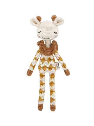 Goldie gehäkelte Giraffe - Ochre - 29 cm
