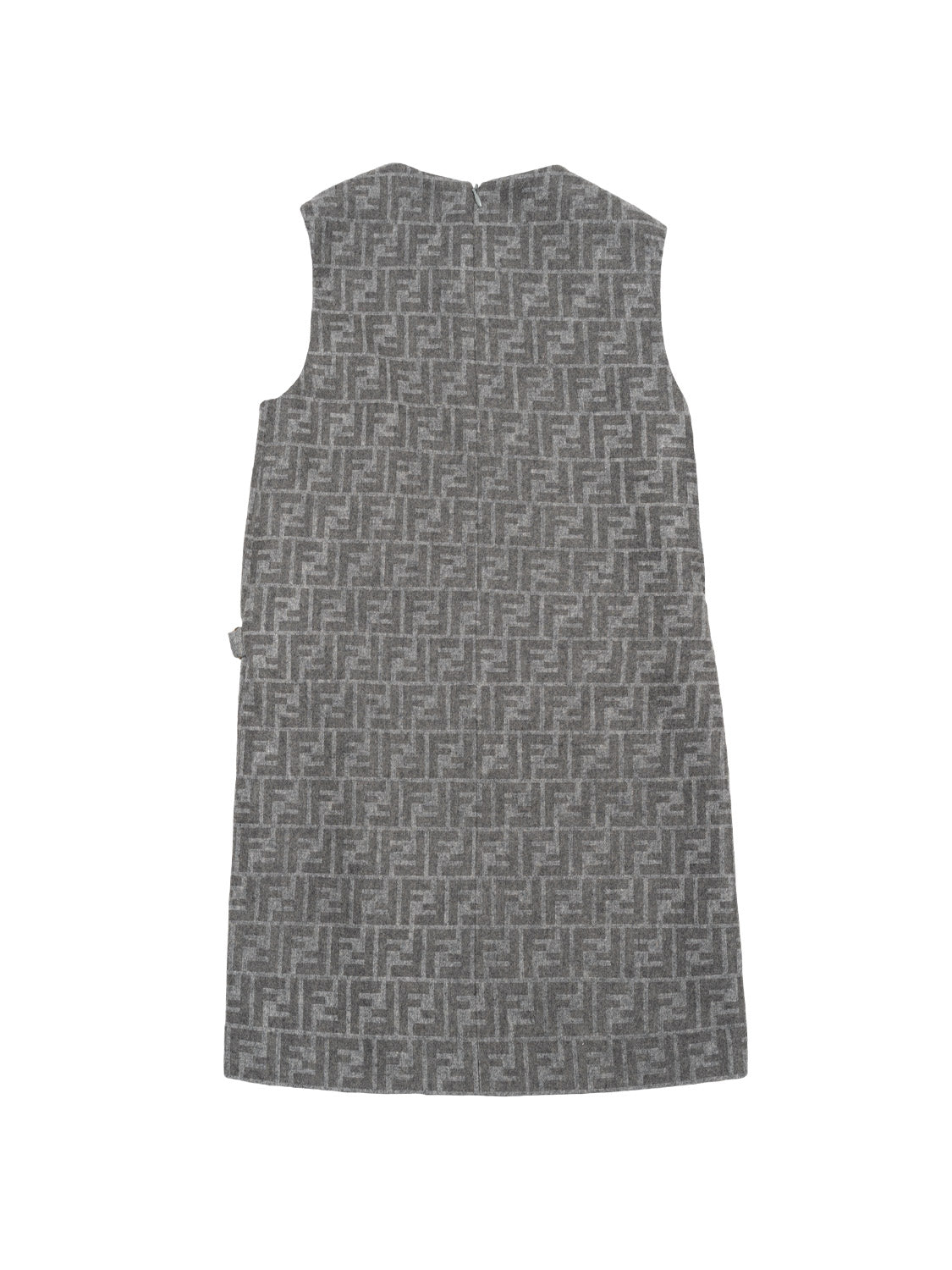 Kleid mit FF-Logo - Grau