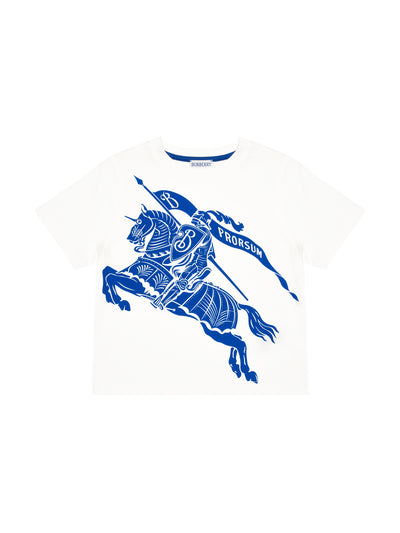 T-Shirt Equestrian Knight - Weiß KB5 Cedar