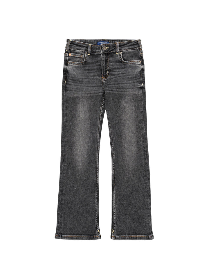 The Charm Jeans High Rise Flare - Dunkelgrau