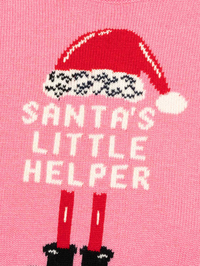 Strickpullover Santa's little helper - Rosa